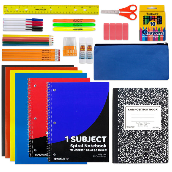 45 Piece School Supply Kit - 